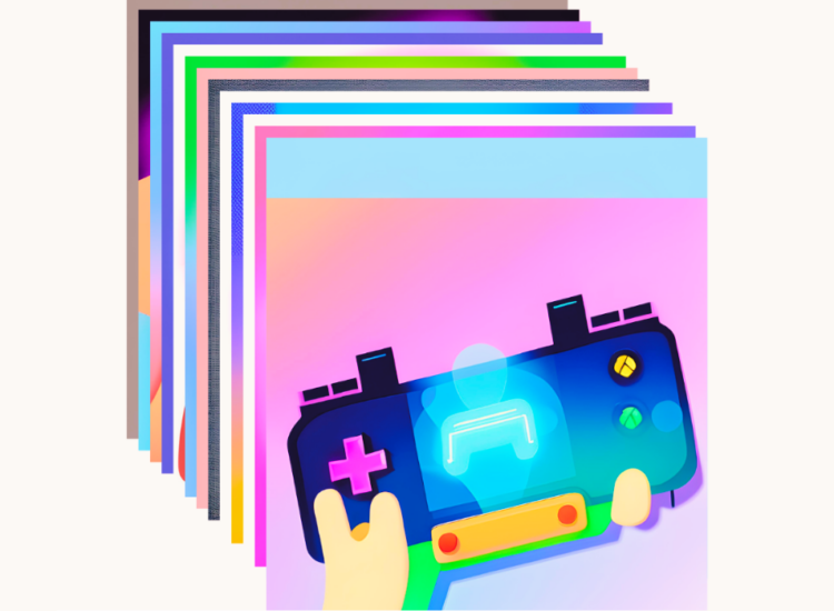 AI-generated image of a game controller
